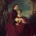 The Empress Eugenie Holding Louis Napoleon